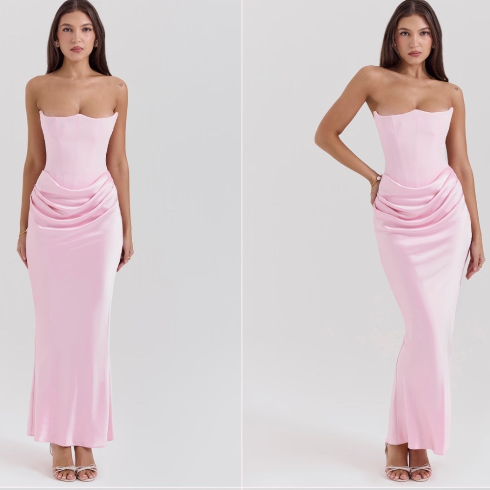 House of CB Pink Maxi Dress